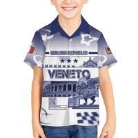 Personalized Italy Veneto Family Matching Tank Maxi Dress and Hawaiian Shirt Lion Saint Mark Of Venetian Republic - Wonder Print Shop
