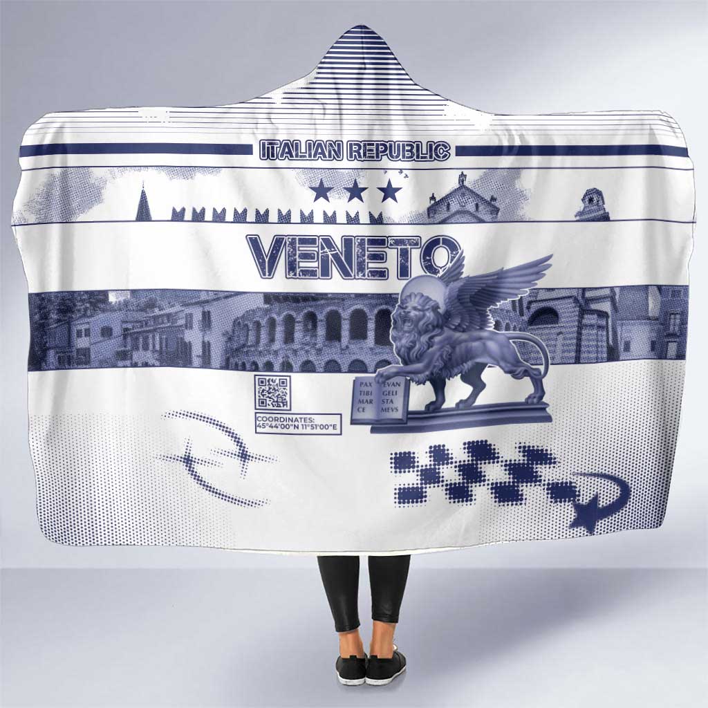 Italy Veneto Hooded Blanket Lion Saint Mark Of Venetian Republic - Wonder Print Shop