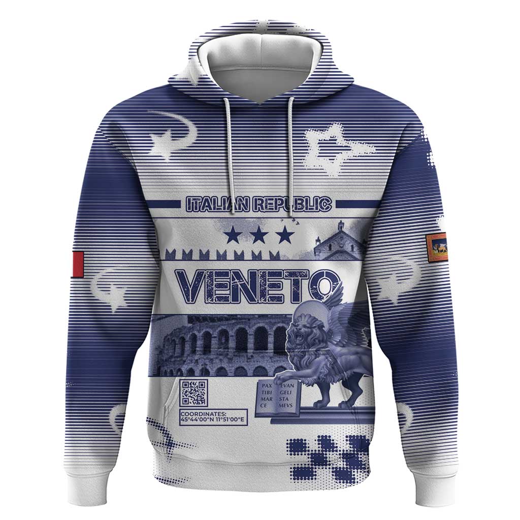 Personalized Italy Veneto Hoodie Lion Saint Mark Of Venetian Republic - Wonder Print Shop