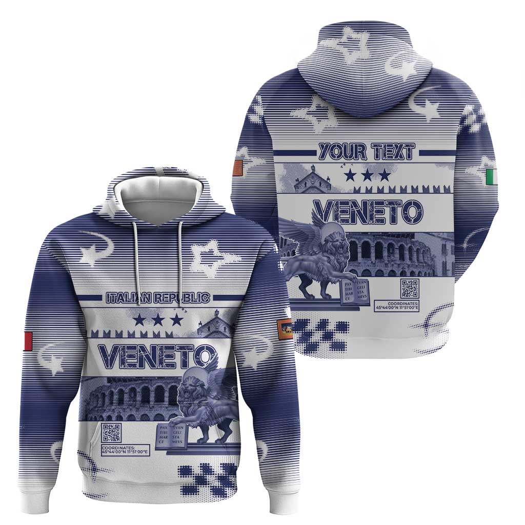 Personalized Italy Veneto Hoodie Lion Saint Mark Of Venetian Republic - Wonder Print Shop