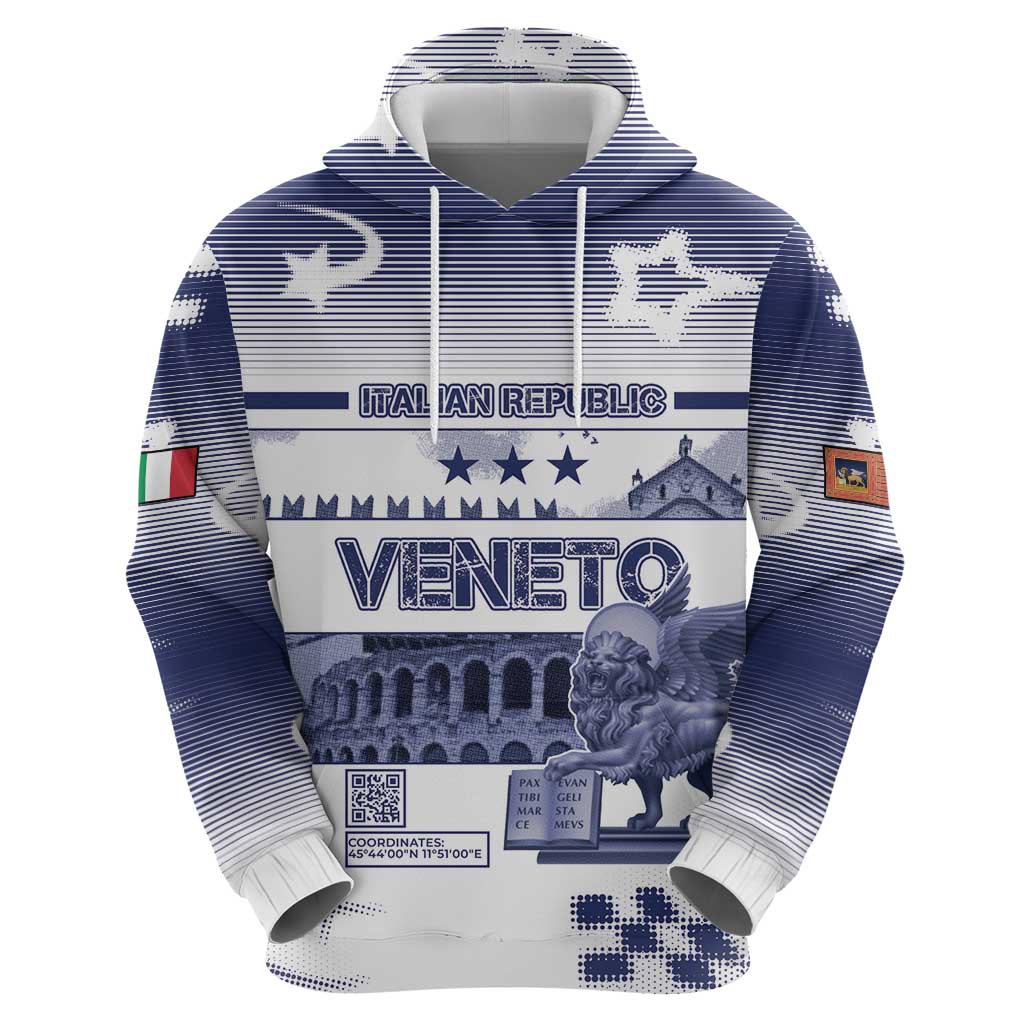 Personalized Italy Veneto Hoodie Lion Saint Mark Of Venetian Republic - Wonder Print Shop