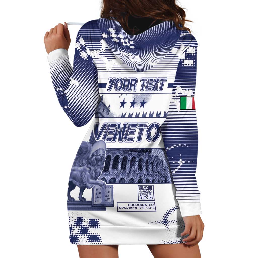 Personalized Italy Veneto Hoodie Dress Lion Saint Mark Of Venetian Republic - Wonder Print Shop