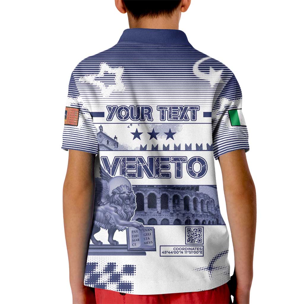 Personalized Italy Veneto Kid Polo Shirt Lion Saint Mark Of Venetian Republic - Wonder Print Shop