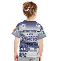 Personalized Italy Veneto Kid T Shirt Lion Saint Mark Of Venetian Republic - Wonder Print Shop