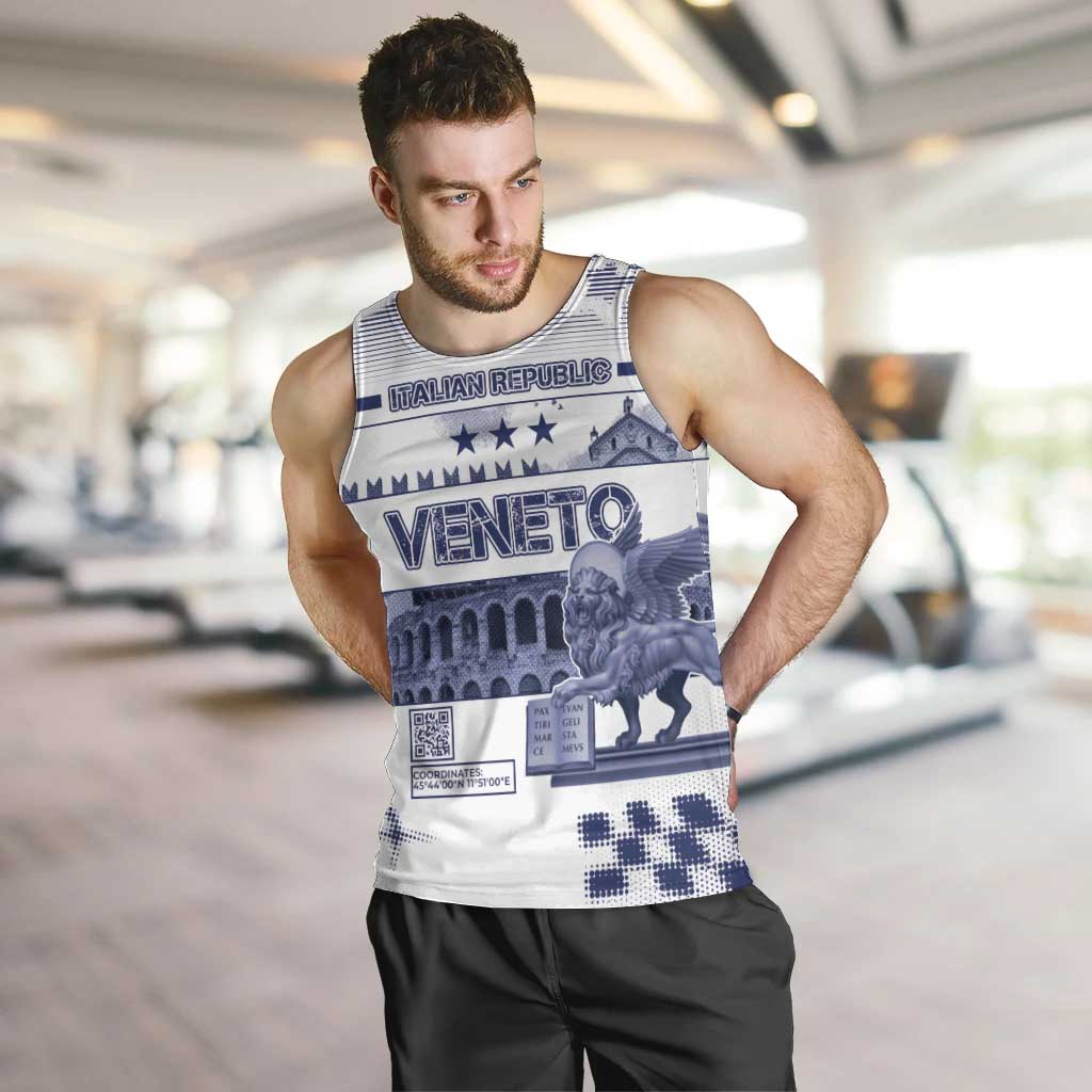 Personalized Italy Veneto Men Tank Top Lion Saint Mark Of Venetian Republic - Wonder Print Shop