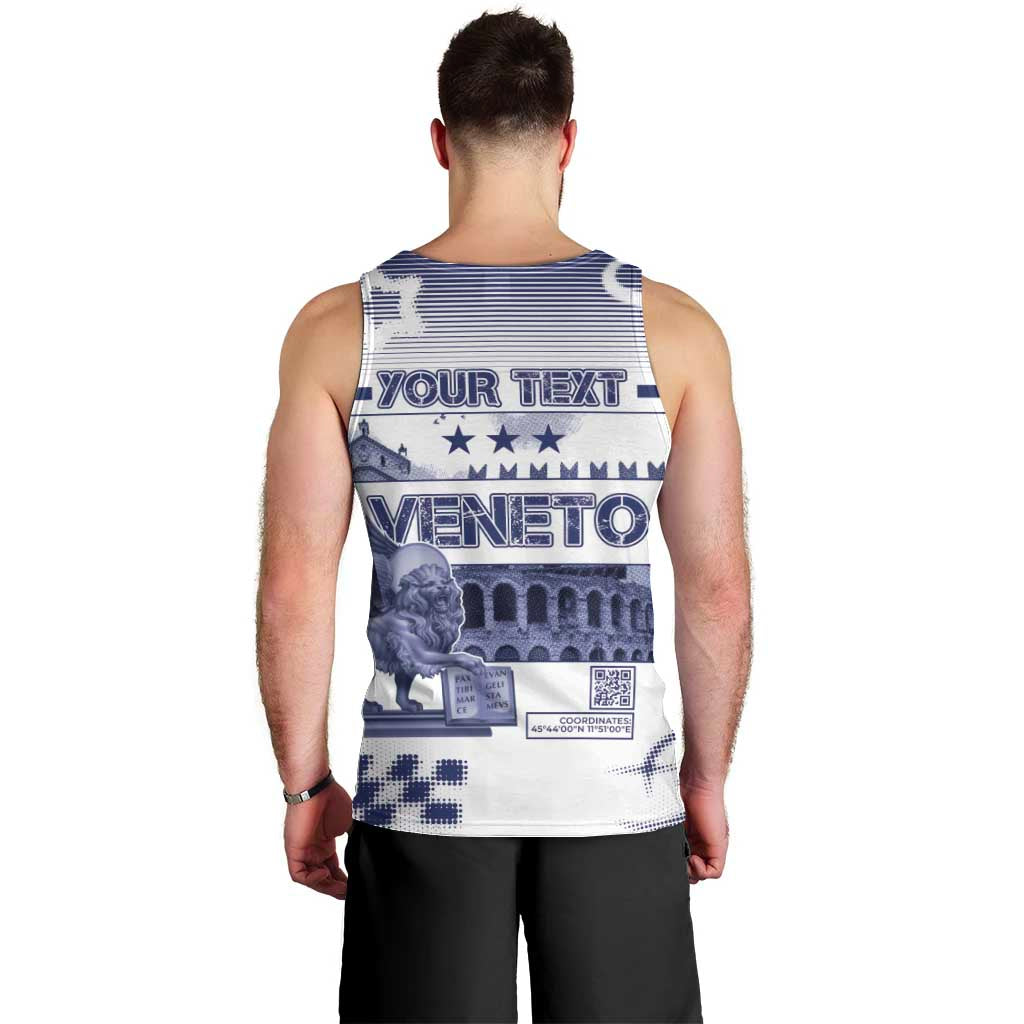 Personalized Italy Veneto Men Tank Top Lion Saint Mark Of Venetian Republic - Wonder Print Shop