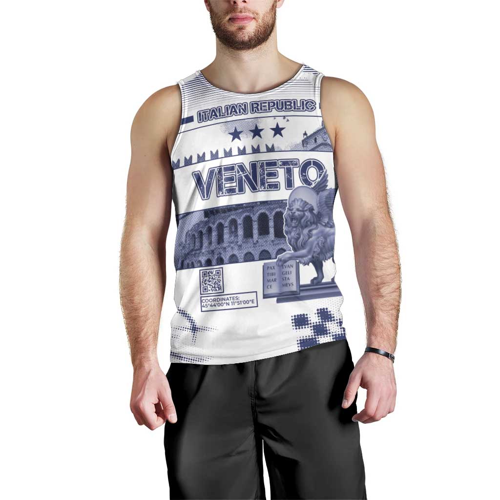 Personalized Italy Veneto Men Tank Top Lion Saint Mark Of Venetian Republic - Wonder Print Shop