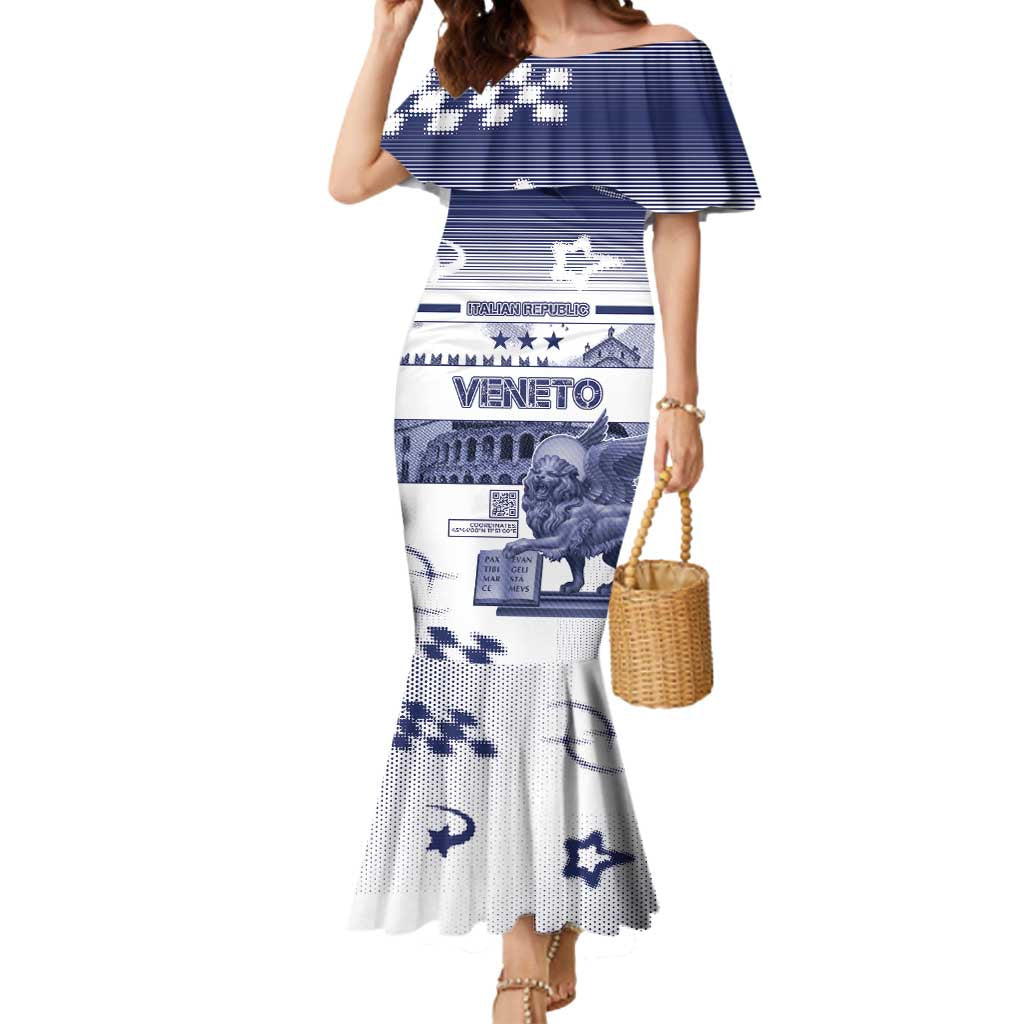 Personalized Italy Veneto Mermaid Dress Lion Saint Mark Of Venetian Republic - Wonder Print Shop