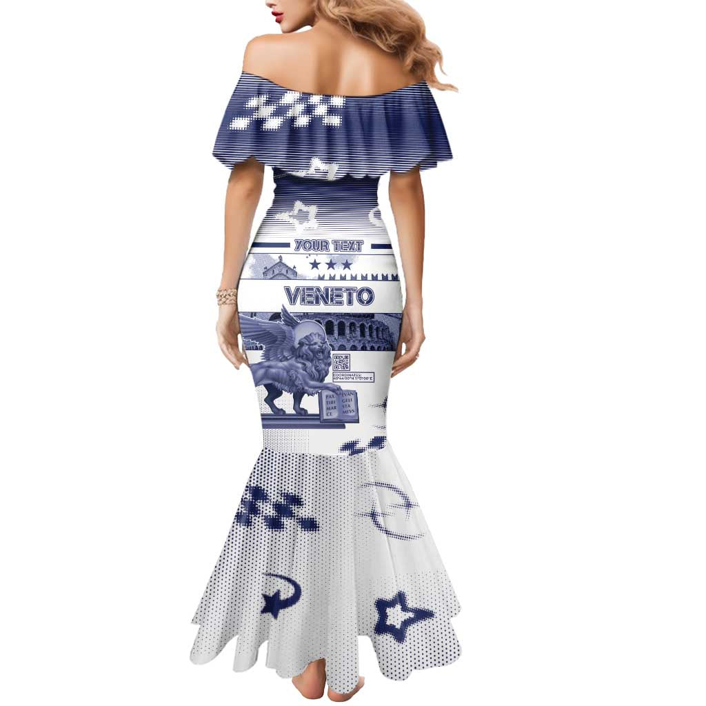 Personalized Italy Veneto Mermaid Dress Lion Saint Mark Of Venetian Republic - Wonder Print Shop