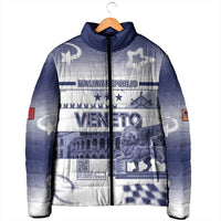 Personalized Italy Veneto Padded Jacket Lion Saint Mark Of Venetian Republic - Wonder Print Shop