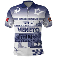 Personalized Italy Veneto Polo Shirt Lion Saint Mark Of Venetian Republic - Wonder Print Shop