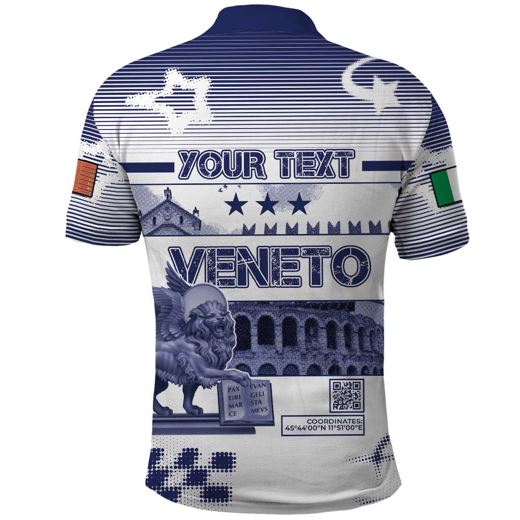 Personalized Italy Veneto Polo Shirt Lion Saint Mark Of Venetian Republic - Wonder Print Shop