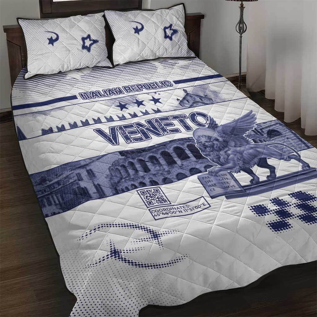 Italy Veneto Quilt Bed Set Lion Saint Mark Of Venetian Republic - Wonder Print Shop