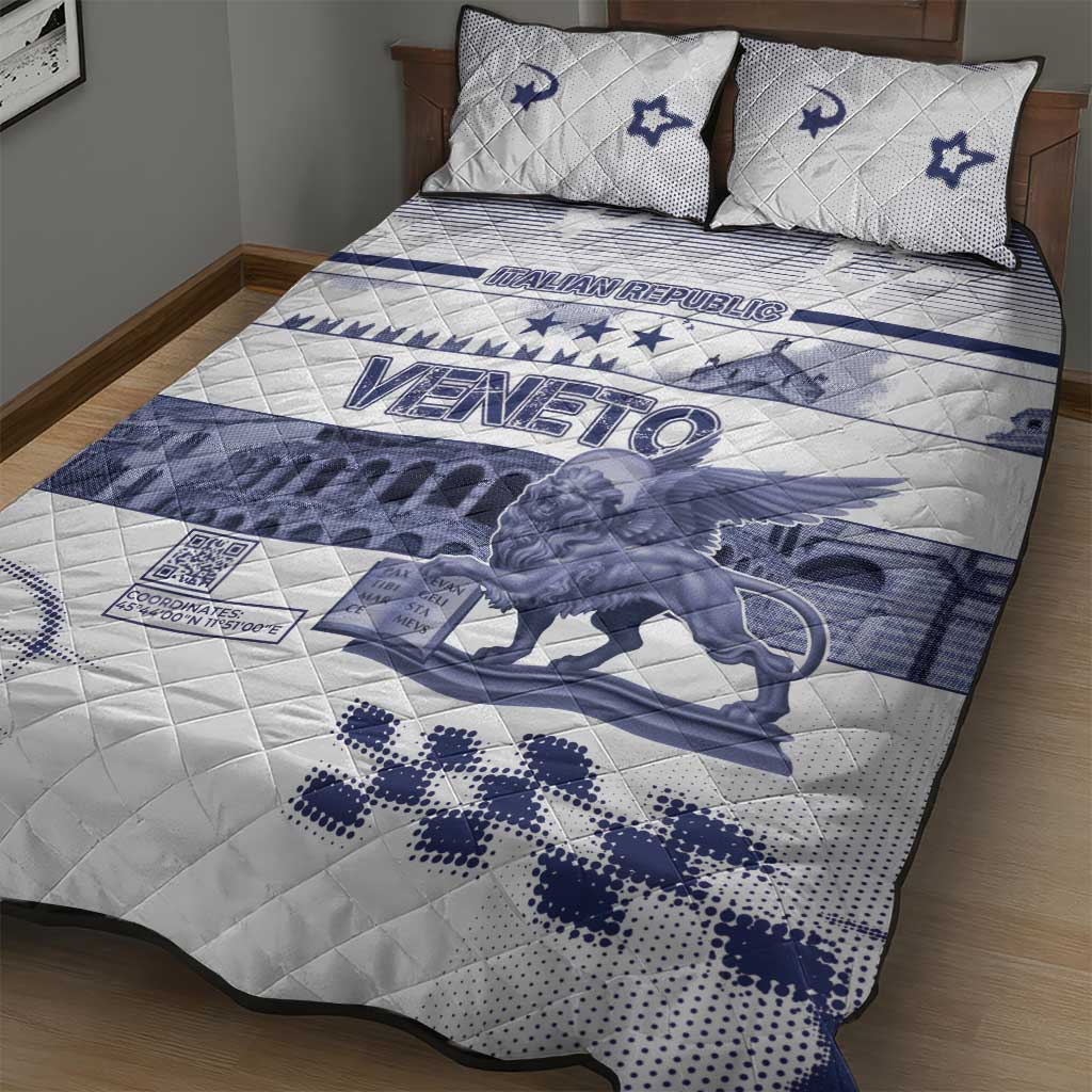 Italy Veneto Quilt Bed Set Lion Saint Mark Of Venetian Republic - Wonder Print Shop