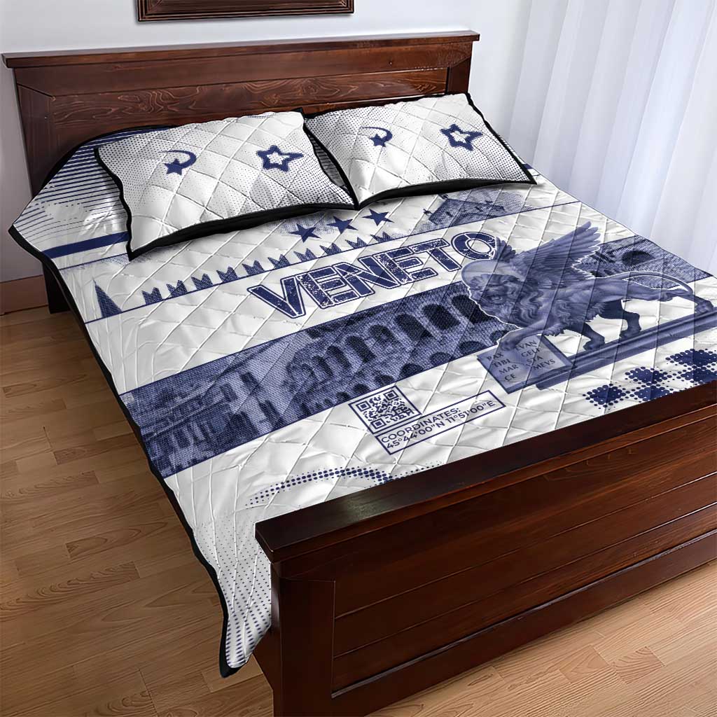 Italy Veneto Quilt Bed Set Lion Saint Mark Of Venetian Republic - Wonder Print Shop