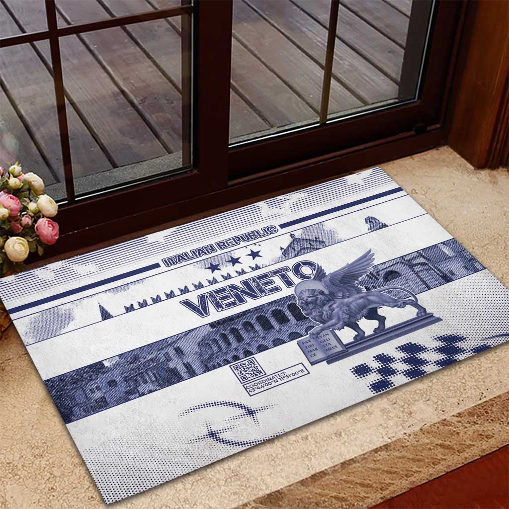 Italy Veneto Rubber Doormat Lion Saint Mark Of Venetian Republic - Wonder Print Shop