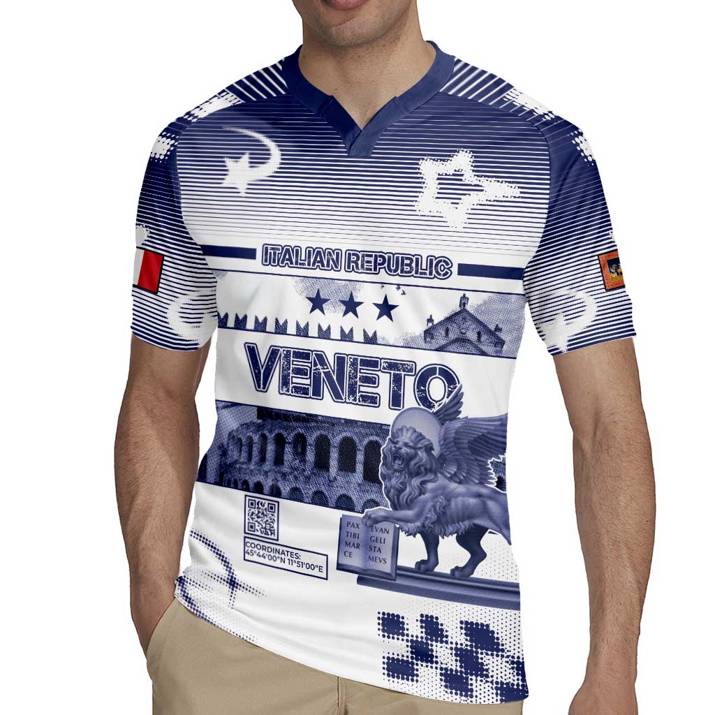 Personalized Italy Veneto Rugby Jersey Lion Saint Mark Of Venetian Republic - Wonder Print Shop
