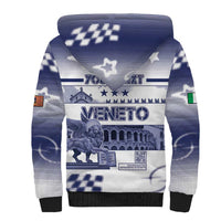 Personalized Italy Veneto Sherpa Hoodie Lion Saint Mark Of Venetian Republic - Wonder Print Shop