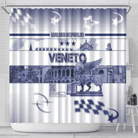 Italy Veneto Shower Curtain Lion Saint Mark Of Venetian Republic - Wonder Print Shop