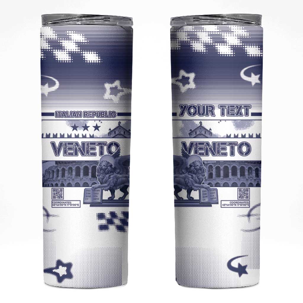 Personalized Italy Veneto Skinny Tumbler Lion Saint Mark Of Venetian Republic - Wonder Print Shop