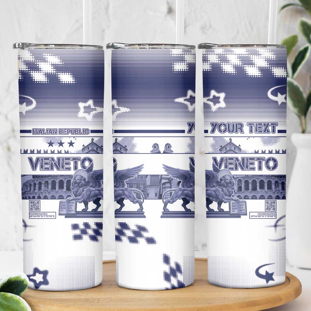 Personalized Italy Veneto Skinny Tumbler Lion Saint Mark Of Venetian Republic - Wonder Print Shop