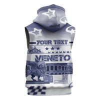 Personalized Italy Veneto Sleeveless Hoodie Lion Saint Mark Of Venetian Republic - Wonder Print Shop