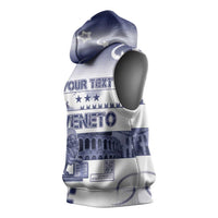 Personalized Italy Veneto Sleeveless Hoodie Lion Saint Mark Of Venetian Republic - Wonder Print Shop