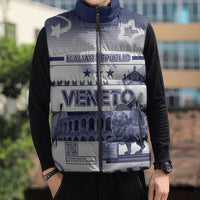 Personalized Italy Veneto Sleeveless Puffer Jacket Lion Saint Mark Of Venetian Republic - Wonder Print Shop