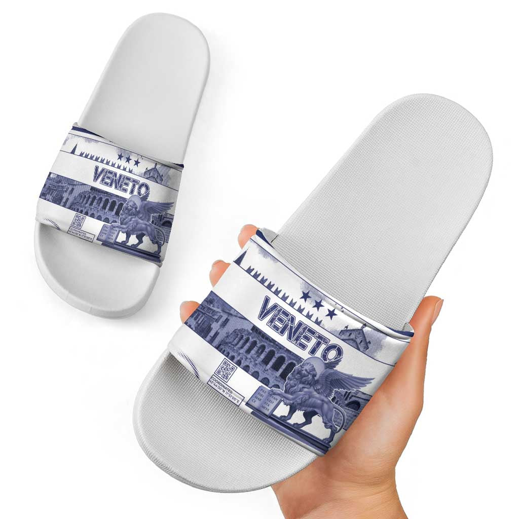 Italy Veneto Slide Sandals Lion Saint Mark Of Venetian Republic - Wonder Print Shop