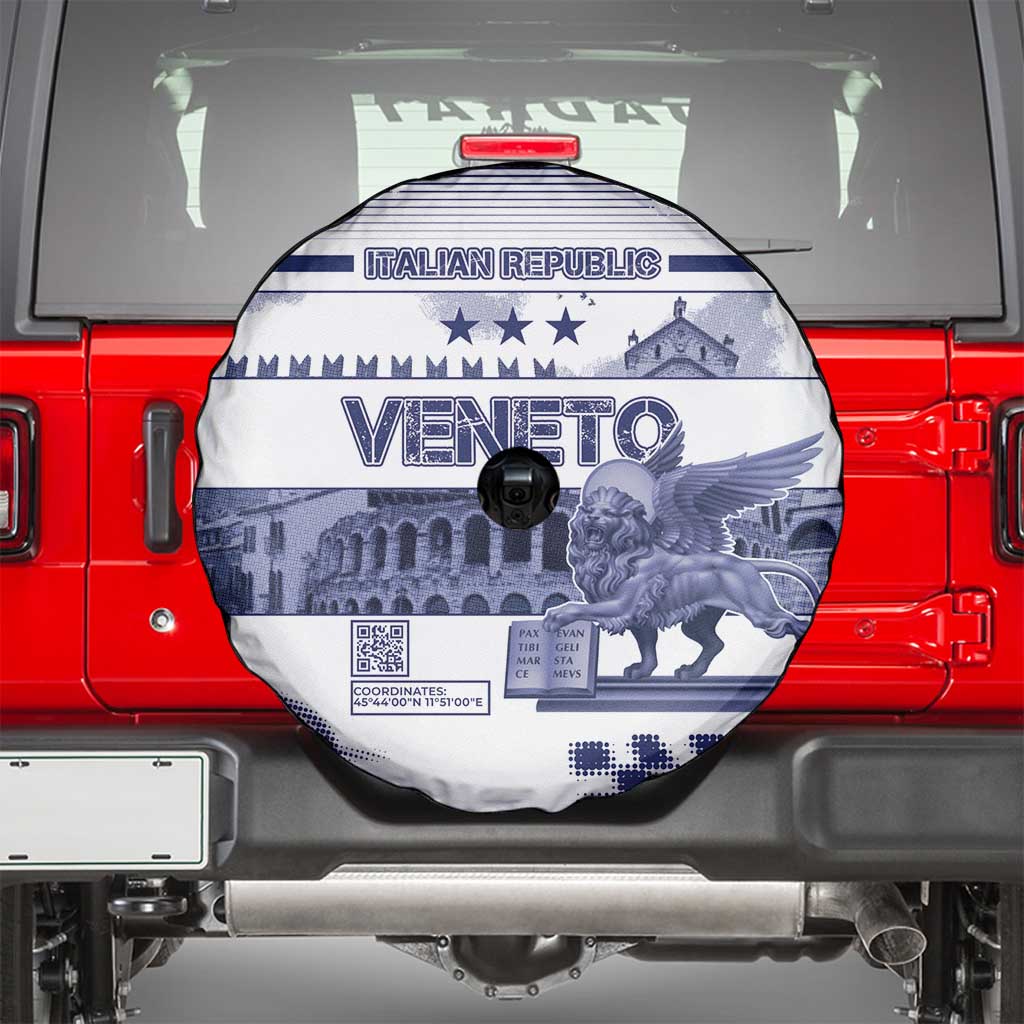 Italy Veneto Spare Tire Cover Lion Saint Mark Of Venetian Republic - Wonder Print Shop