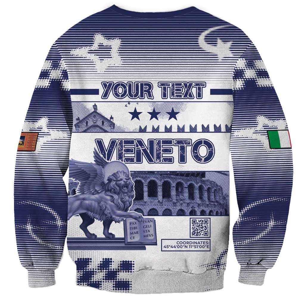 Personalized Italy Veneto Sweatshirt Lion Saint Mark Of Venetian Republic - Wonder Print Shop