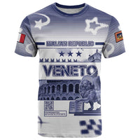Personalized Italy Veneto T Shirt Lion Saint Mark Of Venetian Republic - Wonder Print Shop