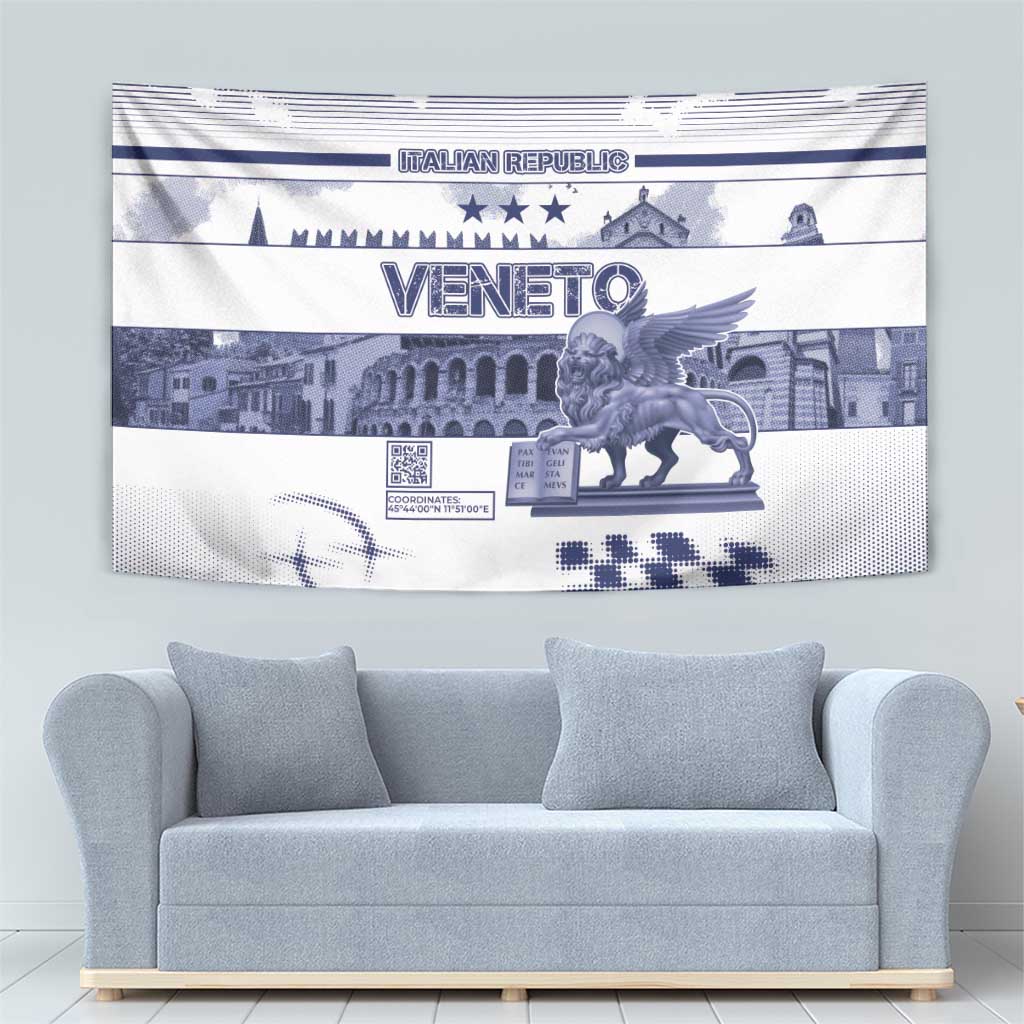 Italy Veneto Tapestry Lion Saint Mark Of Venetian Republic - Wonder Print Shop