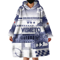 Personalized Italy Veneto Wearable Blanket Hoodie Lion Saint Mark Of Venetian Republic - Wonder Print Shop