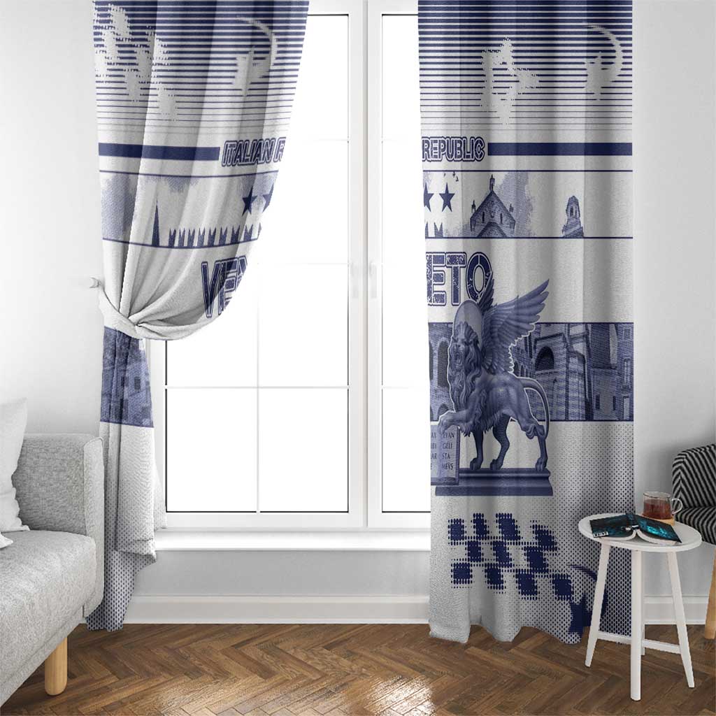 Italy Veneto Window Curtain Lion Saint Mark Of Venetian Republic - Wonder Print Shop