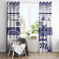 Italy Veneto Window Curtain Lion Saint Mark Of Venetian Republic - Wonder Print Shop