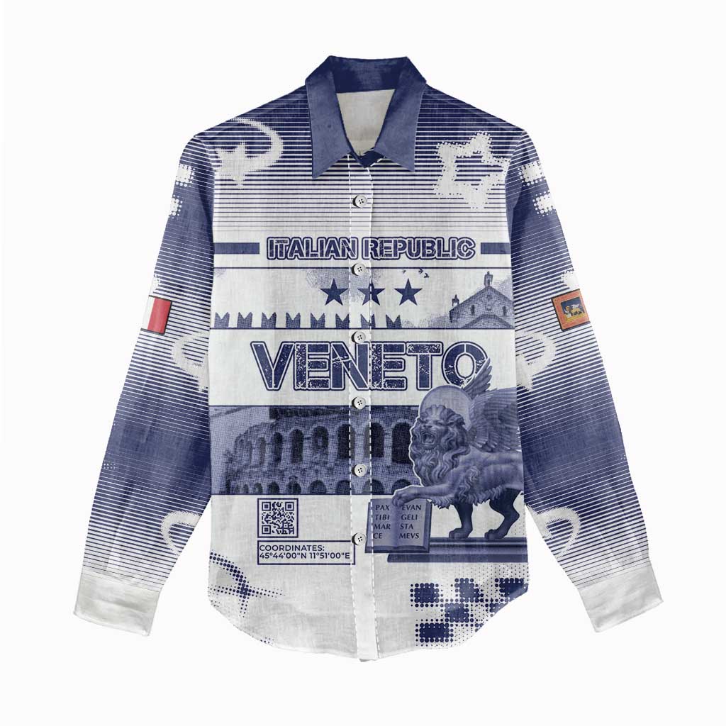 Personalized Italy Veneto Women Casual Shirt Lion Saint Mark Of Venetian Republic - Wonder Print Shop
