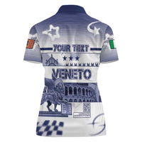 Personalized Italy Veneto Women Polo Shirt Lion Saint Mark Of Venetian Republic - Wonder Print Shop