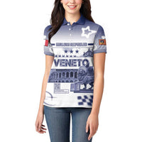 Personalized Italy Veneto Women Polo Shirt Lion Saint Mark Of Venetian Republic - Wonder Print Shop