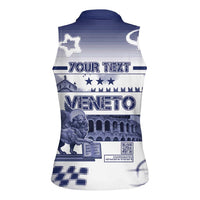 Personalized Italy Veneto Women Sleeveless Polo Shirt Lion Saint Mark Of Venetian Republic - Wonder Print Shop