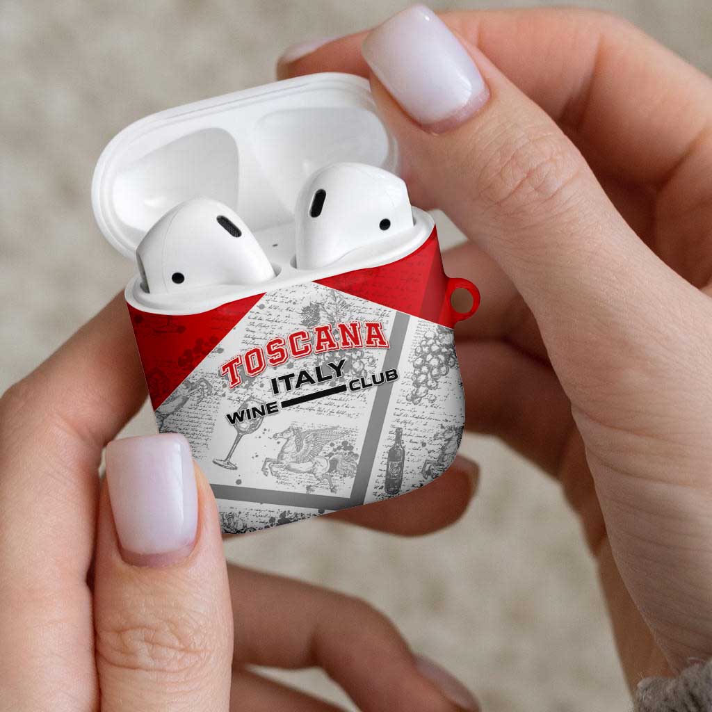 Italy Tuscany AirPods Case Toscana Wine Club - Wonder Print Shop