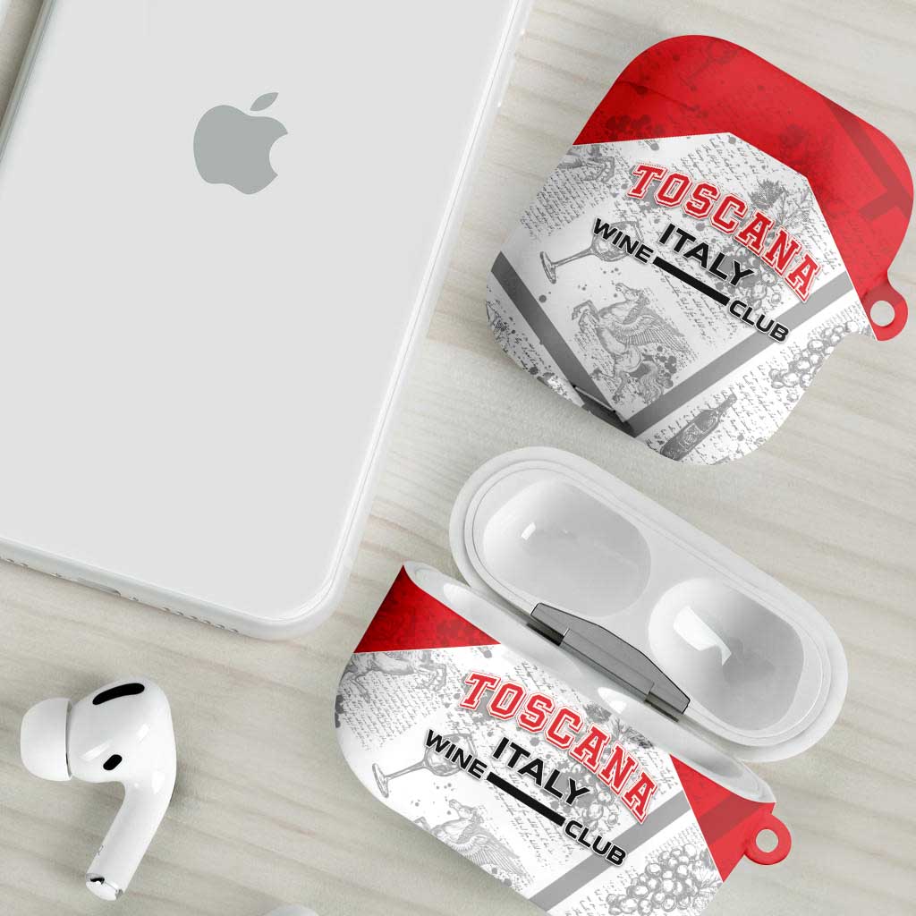 Italy Tuscany AirPods Case Toscana Wine Club - Wonder Print Shop