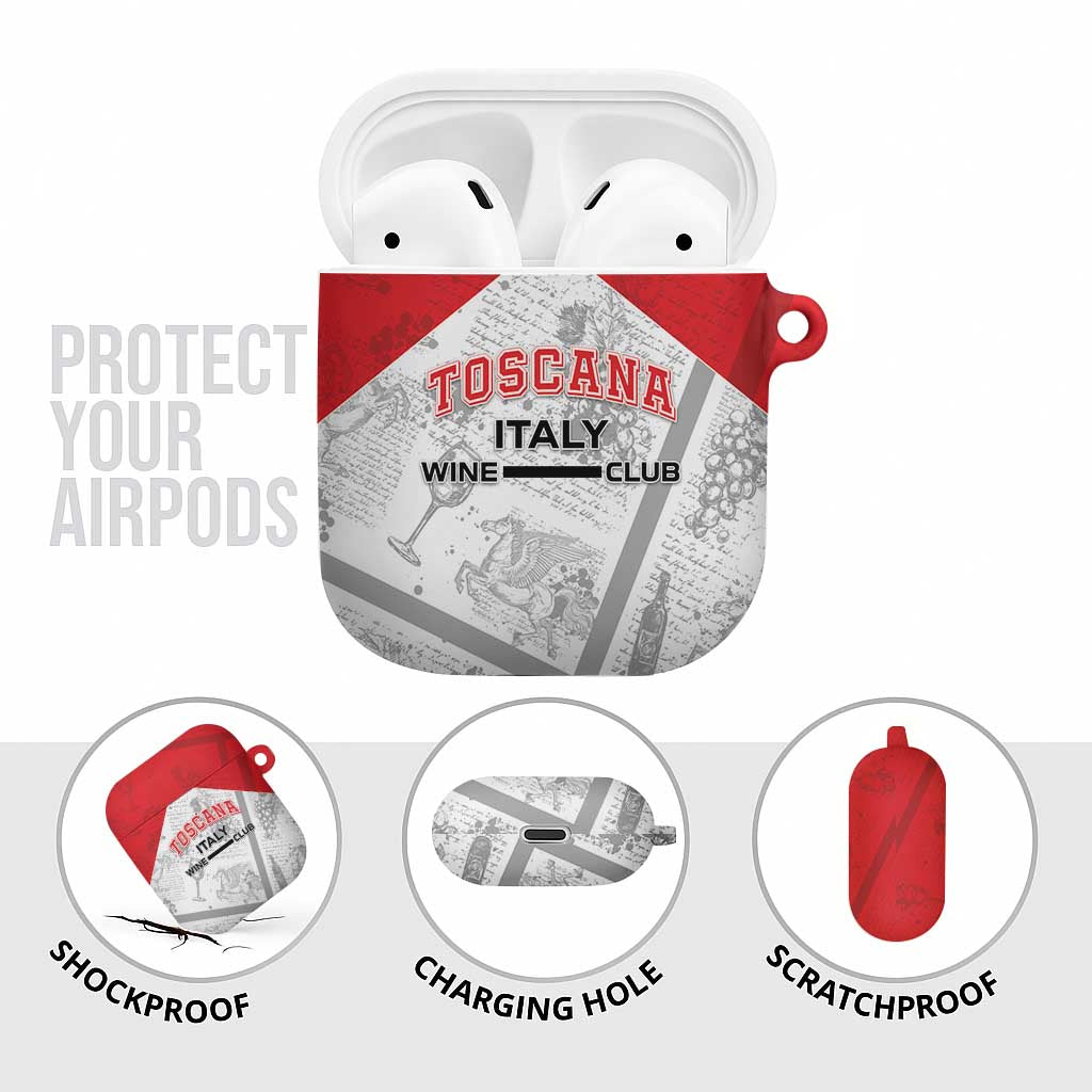 Italy Tuscany AirPods Case Toscana Wine Club - Wonder Print Shop