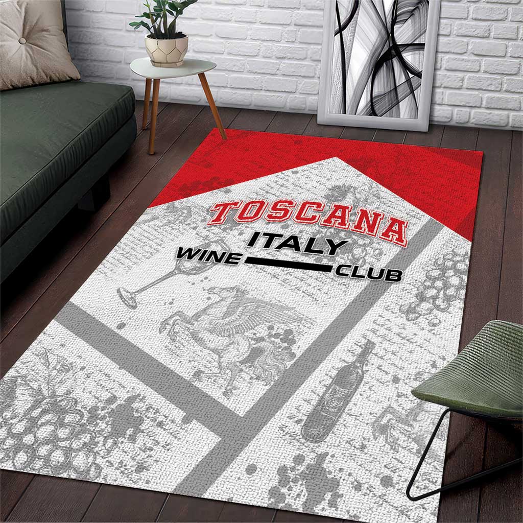 Italy Tuscany Area Rug Toscana Wine Club - Wonder Print Shop