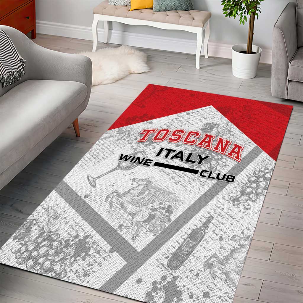Italy Tuscany Area Rug Toscana Wine Club - Wonder Print Shop