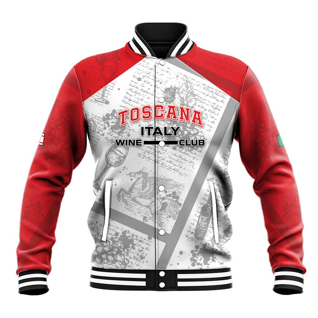 Personalized Italy Tuscany Baseball Jacket Toscana Wine Club - Wonder Print Shop