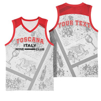 Personalized Italy Tuscany Basketball Jersey Toscana Wine Club - Wonder Print Shop