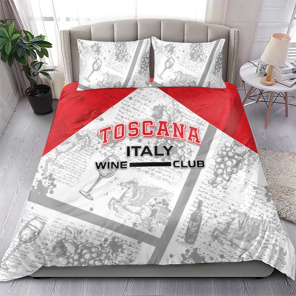 Italy Tuscany Bedding Set Toscana Wine Club - Wonder Print Shop