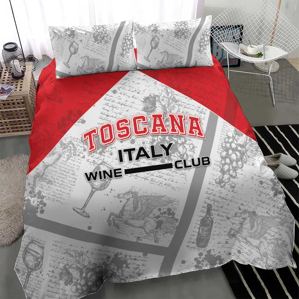 Italy Tuscany Bedding Set Toscana Wine Club - Wonder Print Shop