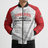 Personalized Italy Tuscany Bomber Puffer Jacket Toscana Wine Club - Wonder Print Shop
